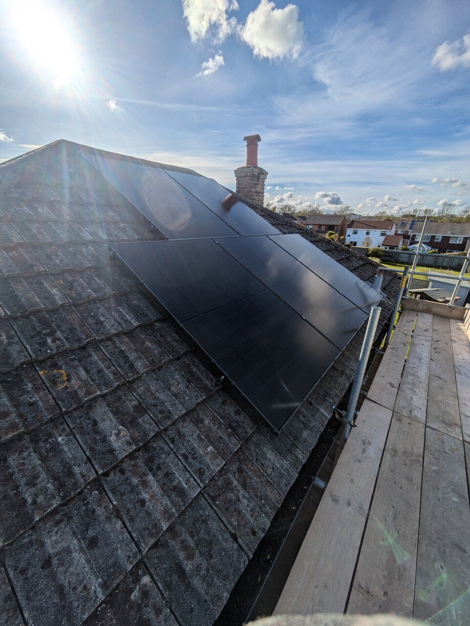 residential solar panel installation